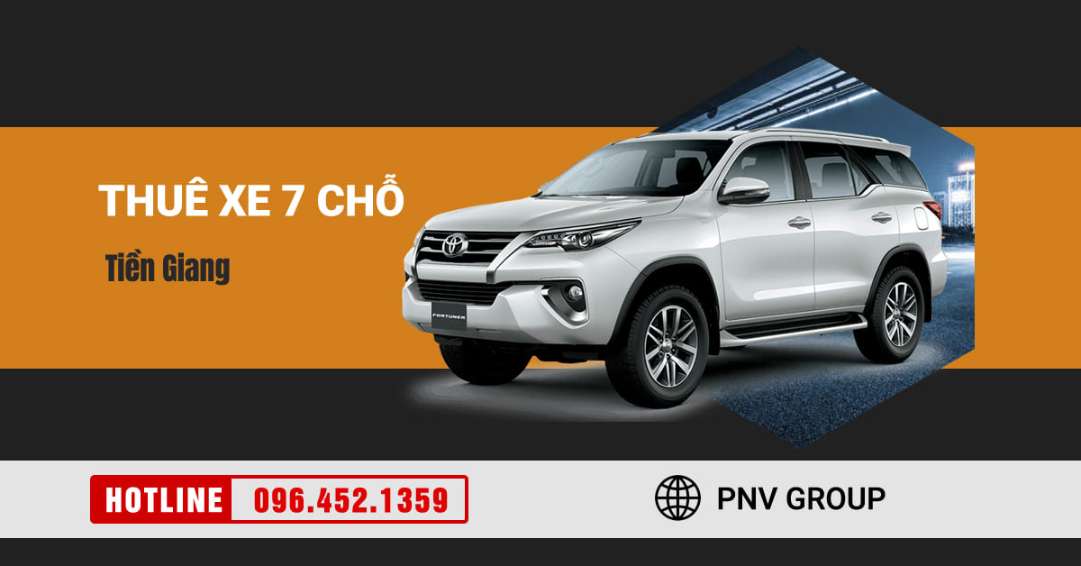 Thuê xe 4 chỗ, 7 chỗ tại thị xã Gò Công, Tiền Giang