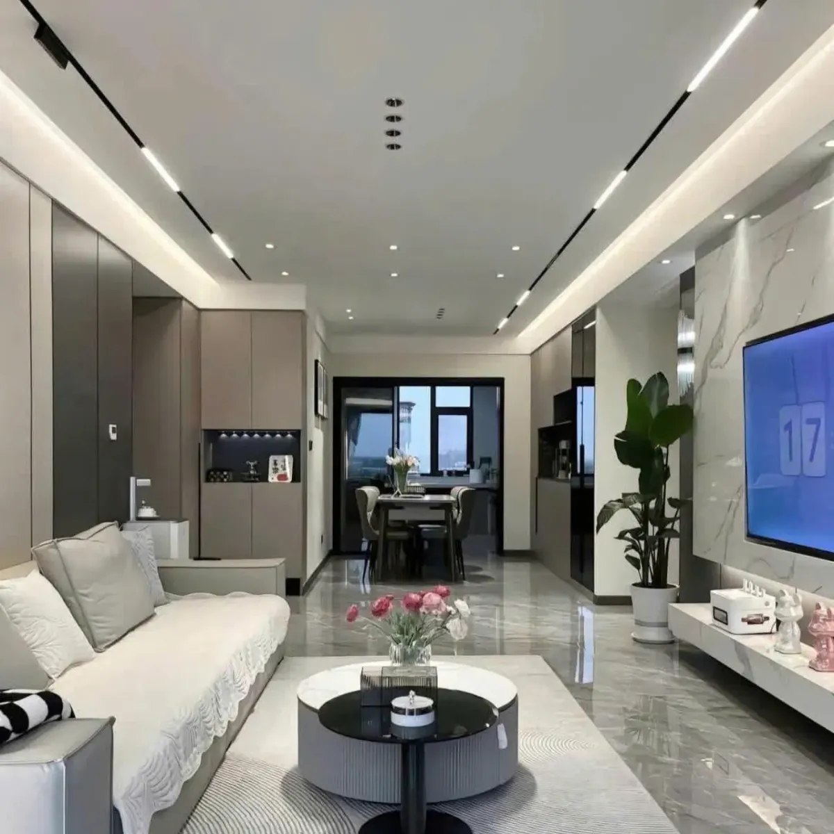 Thi công trần thạch cao tại xã Đại Thanh, Hà Nội